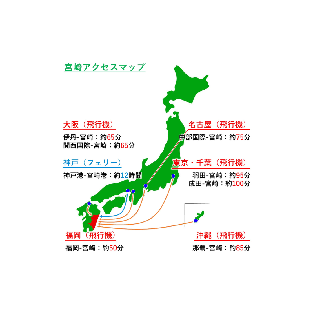 宮崎へのアクセス方法-1