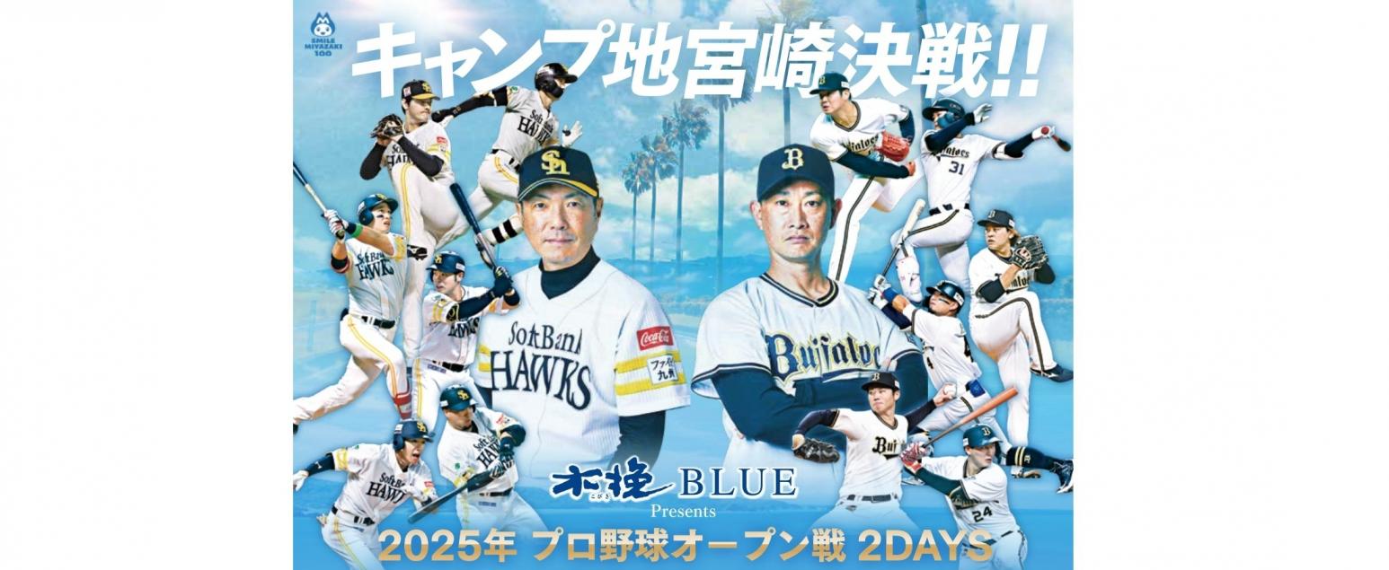 （終了）木挽BLUE Presents 2025プロ野球オープン戦2DAYS　【福岡ソフトバンクホークス/オリックス・バファローズ】-1